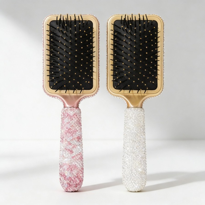 Hair Care Gift - Bling Rhinestone Encrusted Air Cushion Massage