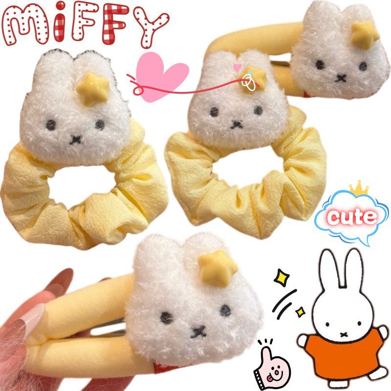 Clip In Hair Piece - Miffy Hair Band Creative High-value Cartoon
