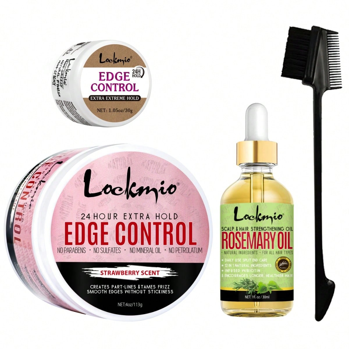 Edge Control Gel - LOCKMIO 30g+113g Edge Control Styling Wax