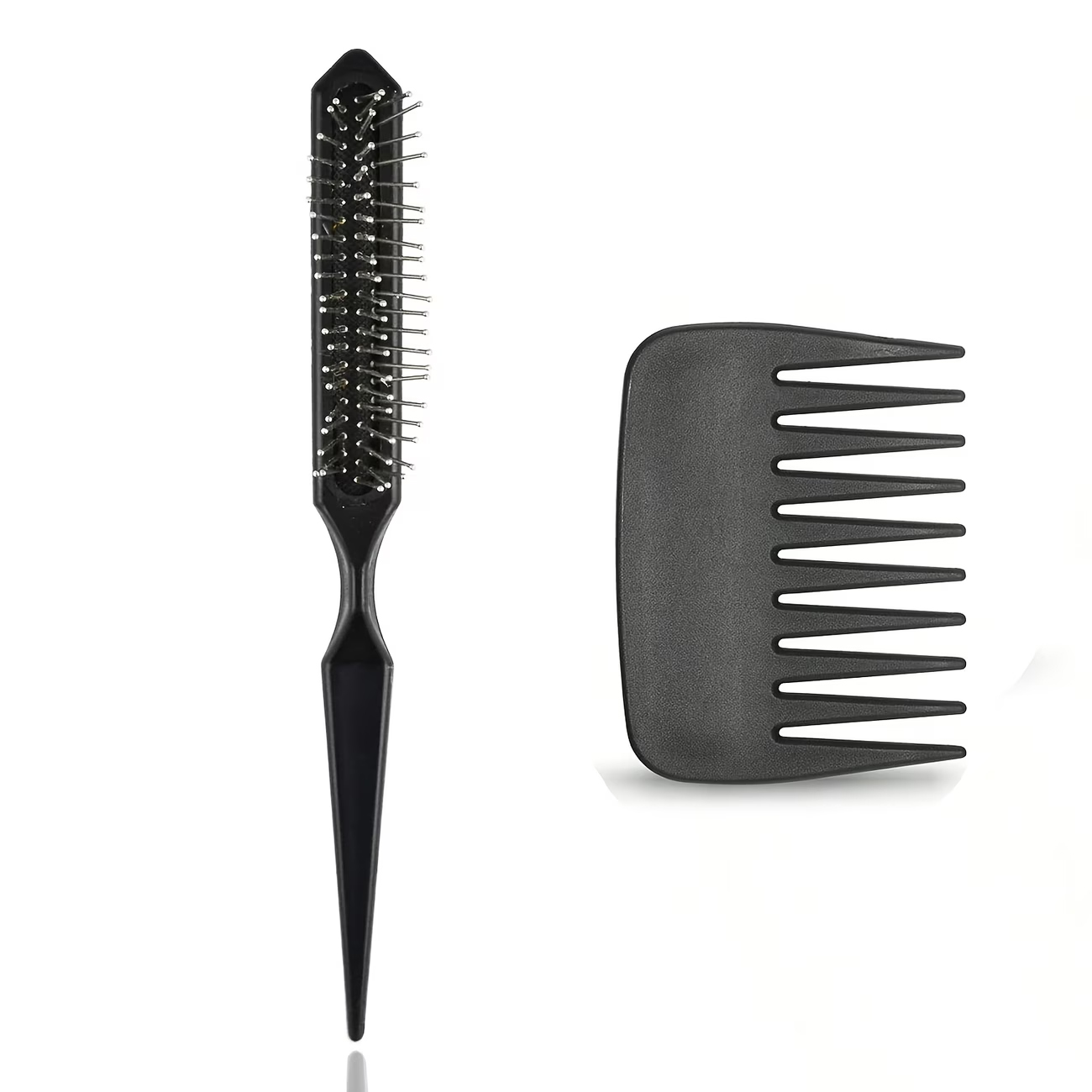 Hair Care Wavy Hair - 2pcs Small Wide Tooth Comb Set