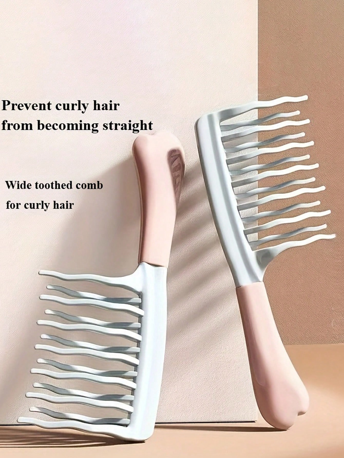 Hair Care Gift - 1 Set Of Double-Tooth Wide-Tooth Hair