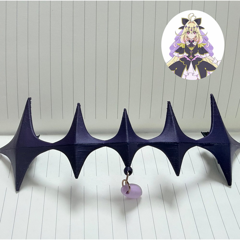 Clip In Hair Piece - Moria Ruruka Cosplay Prop Headwear Hair