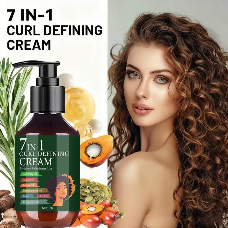 7 IN 1 curl defining cream 1+1 - Hair Care Wavy Hair ulasan dan harga
