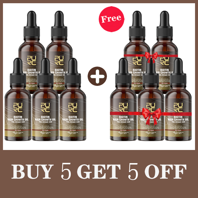 PURC Biotin Hair Oil Hair Grow - Argan Oil Treatment ulasan dan harga
