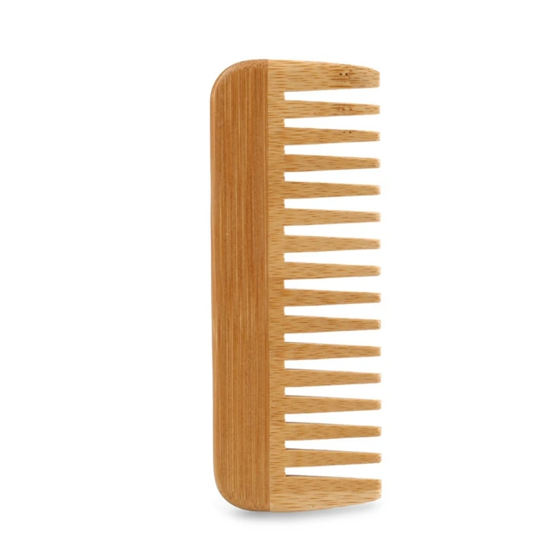Natural Bamboo Wide Toothed Co - Detangling Wide Comb ulasan dan harga