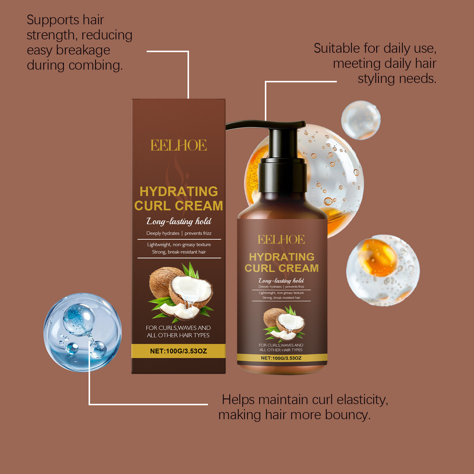 Curl Styling Cream for Wavy an - Hair Care Wavy Hair ulasan dan harga
