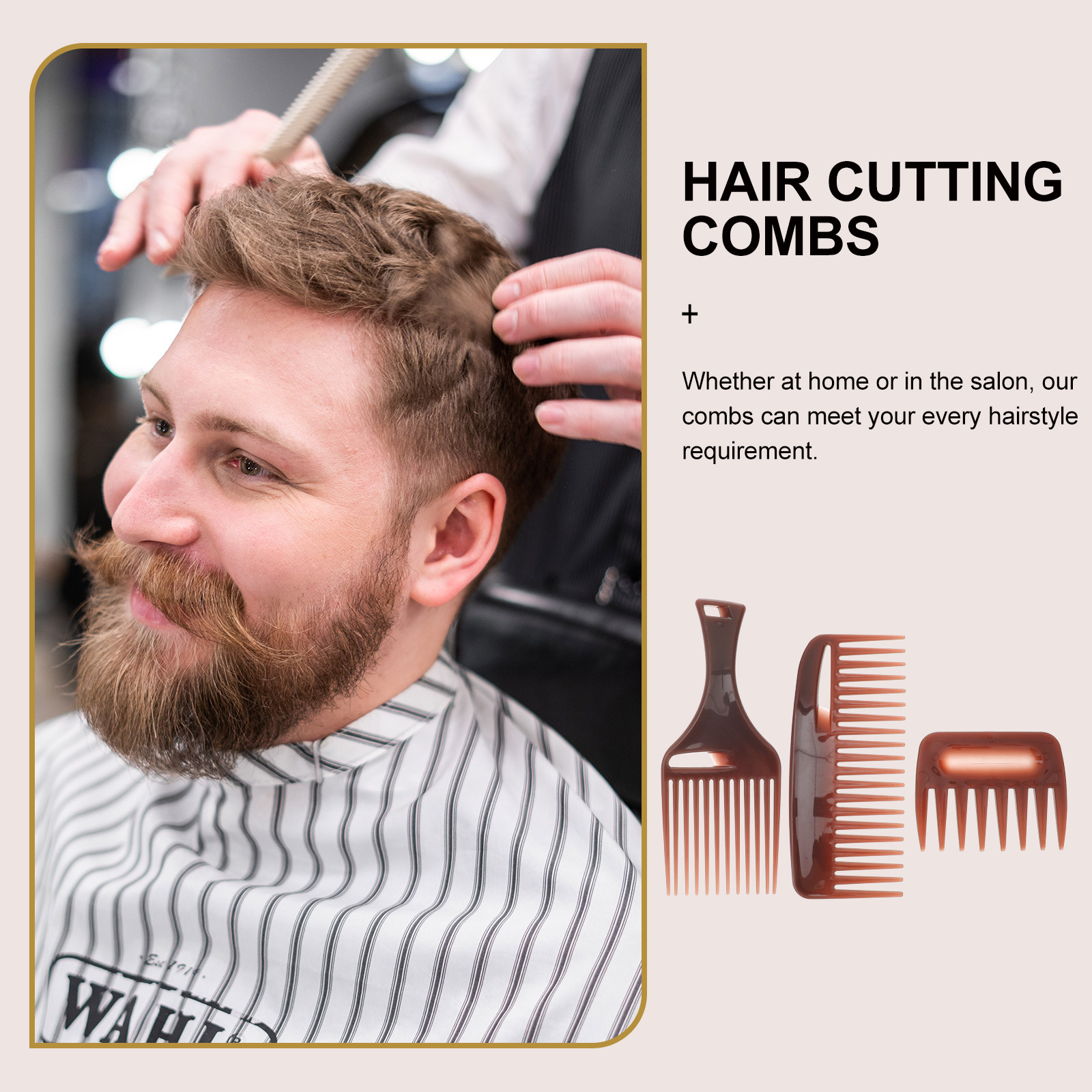 3Pcs Wide Tooth Comb Set for M - Detangling Wide Comb ulasan dan harga