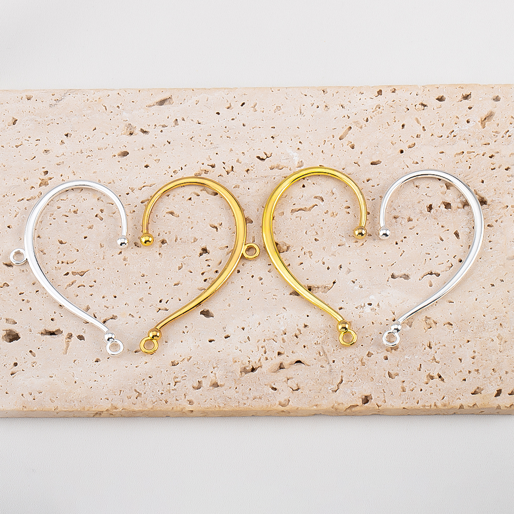 10pcs 2 Hole Earrings Clip Set - Clip In Hair Piece ulasan dan harga
