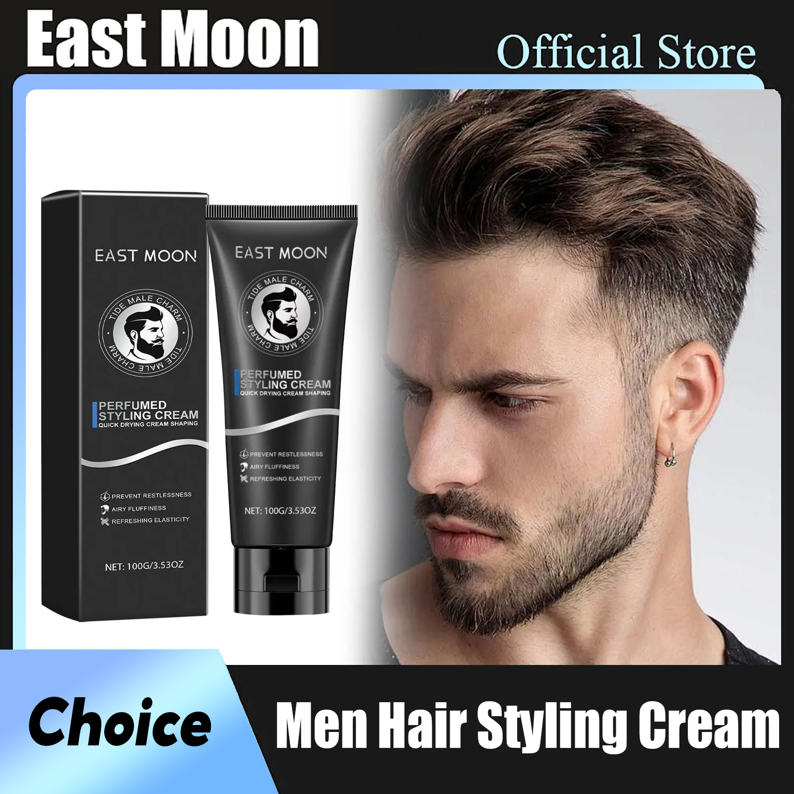 Men Hair Styling Cream Long-La - Edge Control Gel ulasan dan harga