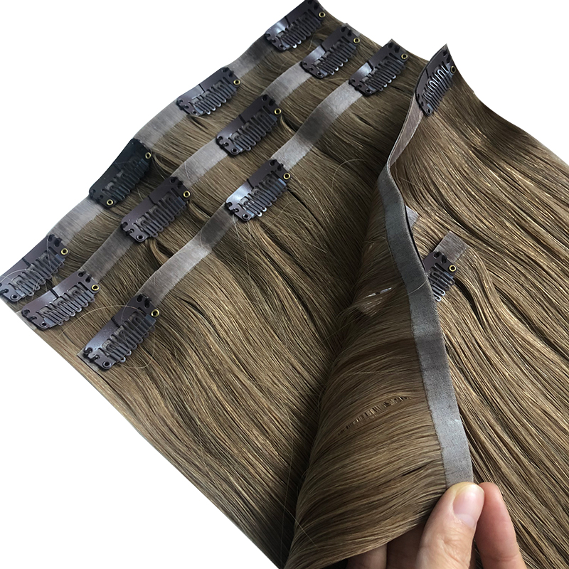 Straight Invisible PU Clip In  - Clip In Hair Piece ulasan dan harga