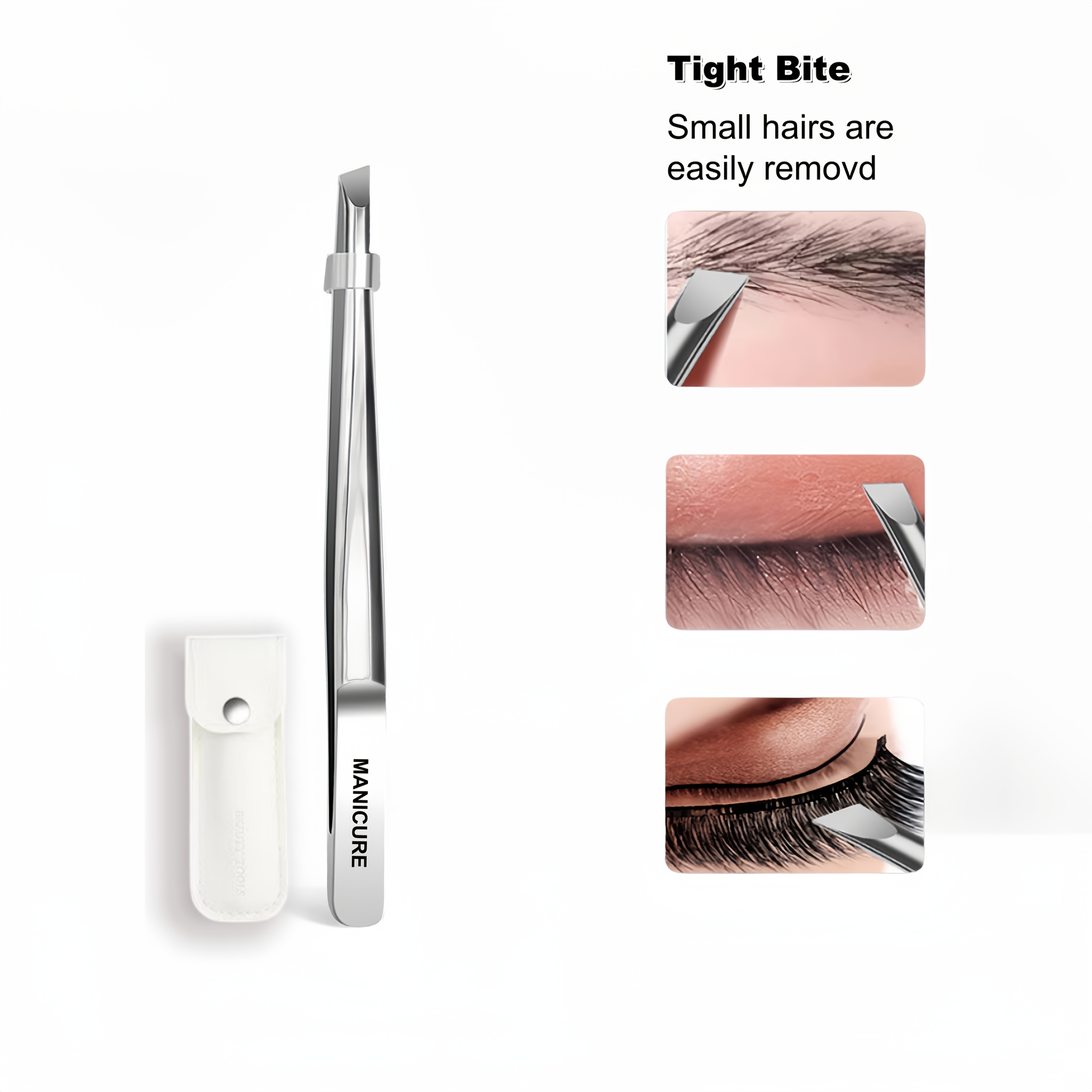 Stainless Steel Eyebrow Clip A - Hair Care Tools ulasan dan harga