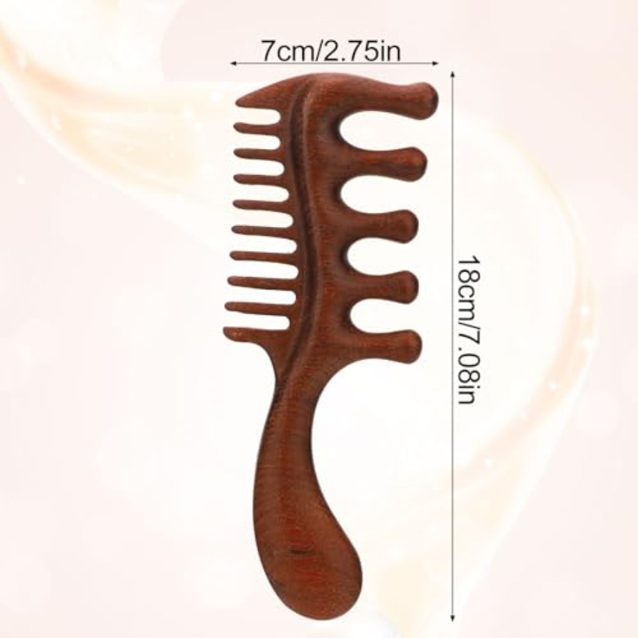 Scraping Massage Comb, Wooden  - Hair Care Gift ulasan dan harga