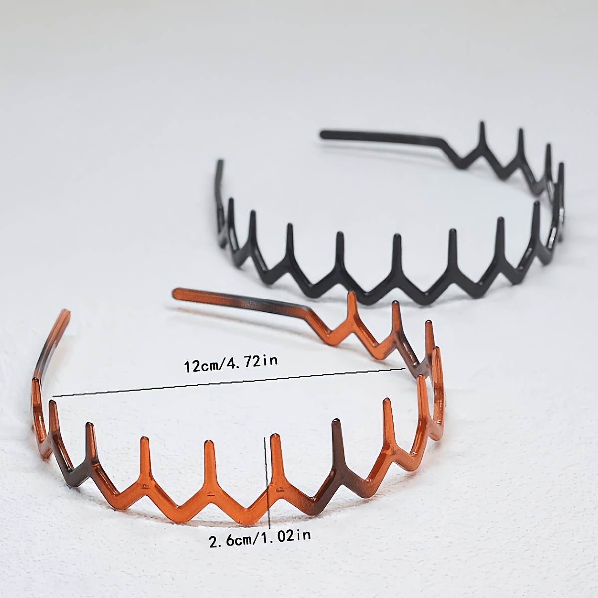 2Pcs Wavy Tooth Hair Bands for - Hair Care Wavy Hair ulasan dan harga