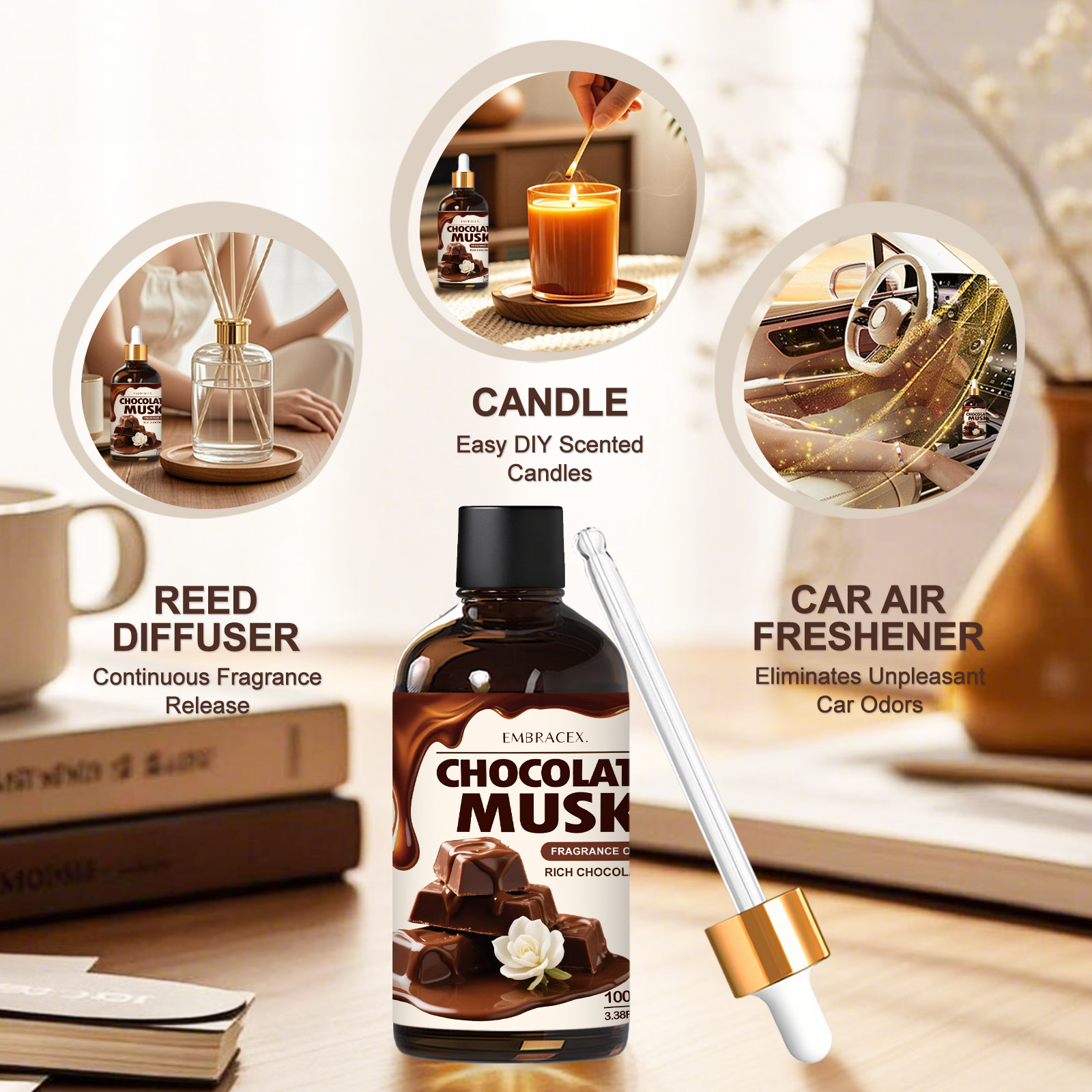 100ml Chocolate Musk Essential - Hair Care Gift ulasan dan harga