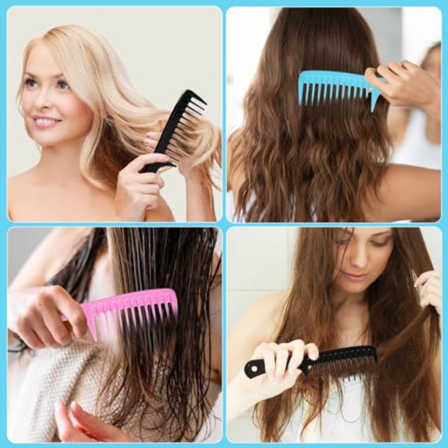 Detangling Comb Set 2PCS for C - Detangling Wide Comb ulasan dan harga