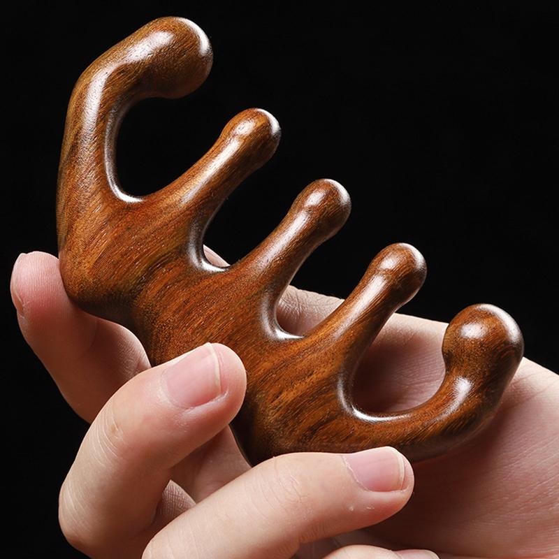 Wood Therapy Massage Comb Head - Detangling Wide Comb ulasan dan harga
