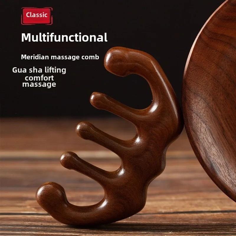 Wood Therapy Massage Comb Head - Detangling Wide Comb ulasan dan harga