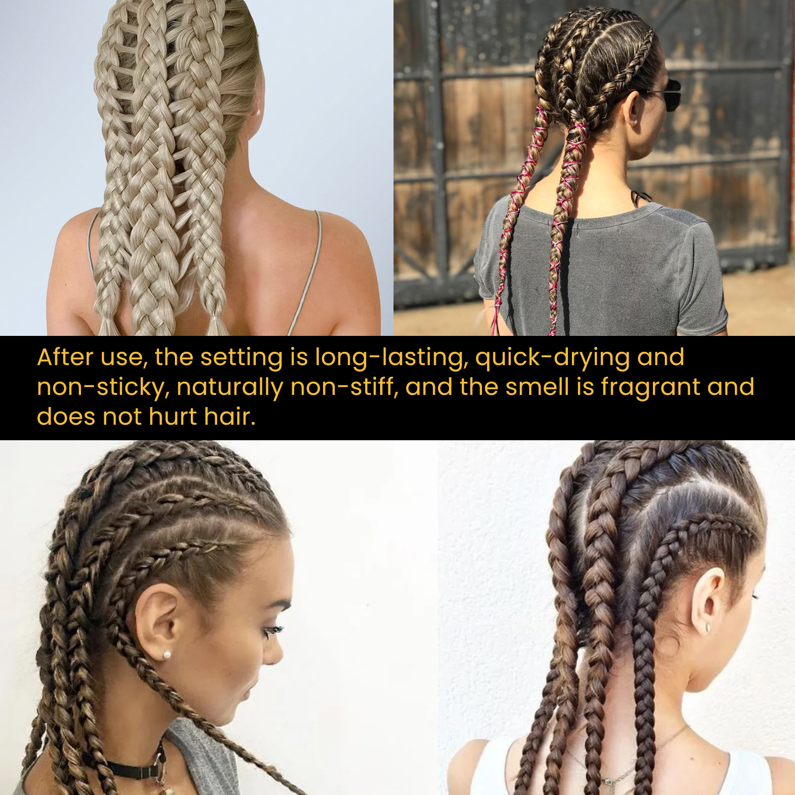 50g Hair Braiding Gel Styling  - Edge Control Gel ulasan dan harga