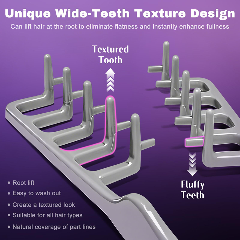 Texture Comb Volumizing WideTo - Detangling Wide Comb ulasan dan harga