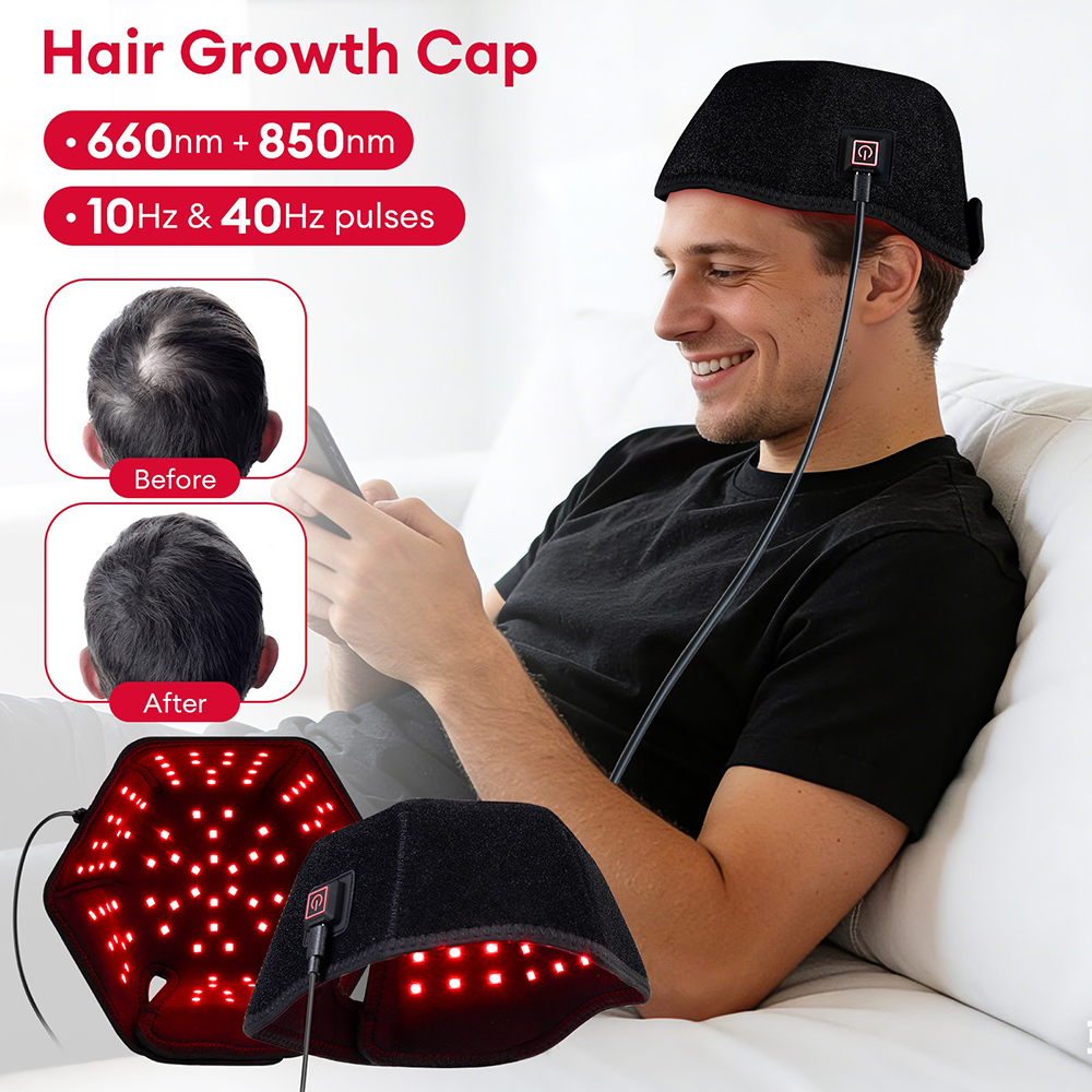 650nm+850nm Red Light Infrared - Hair Care Vegan ulasan dan harga