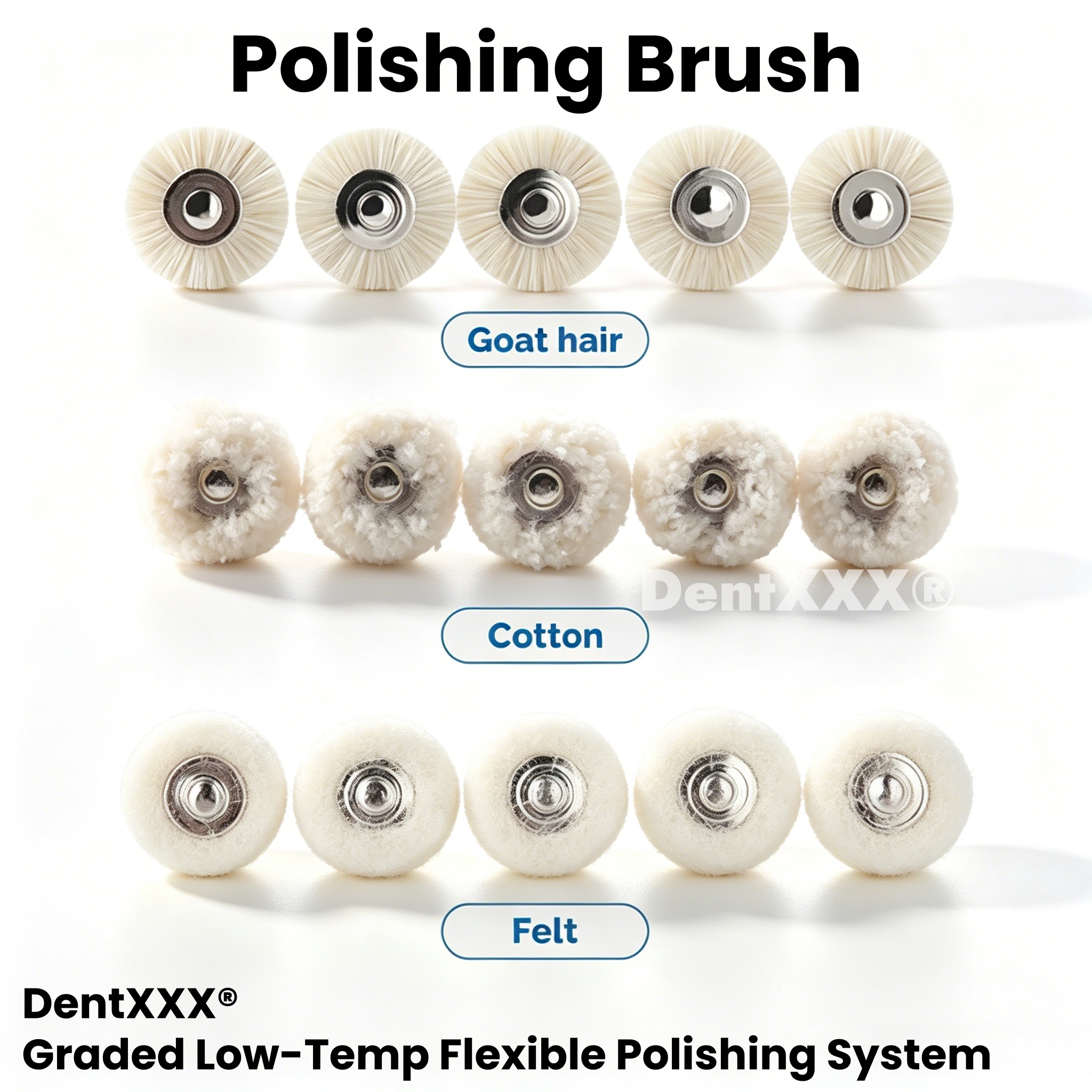 Buy 6 Get 2 Free Polishing Bru - Hair Care Tools ulasan dan harga