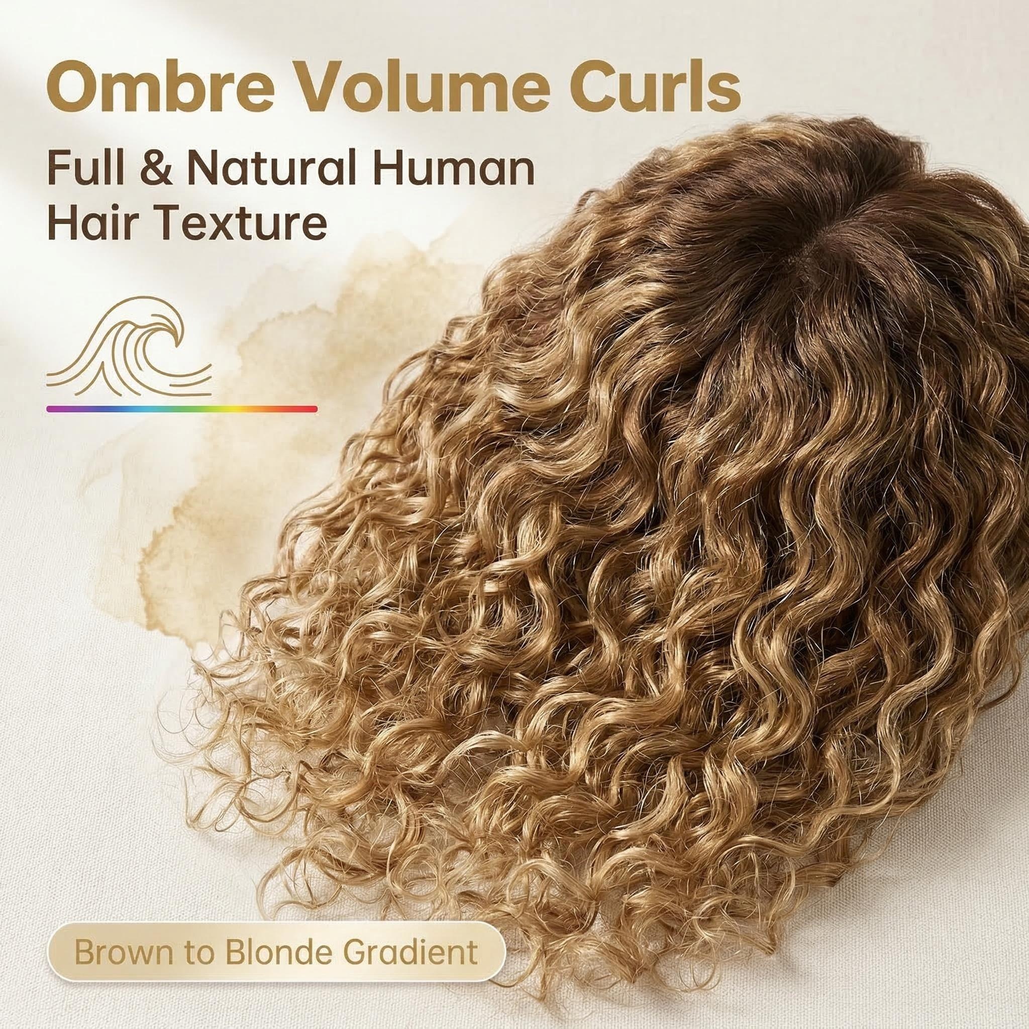 100% Human Hair Topper Full Sw - Clip In Hair Piece ulasan dan harga