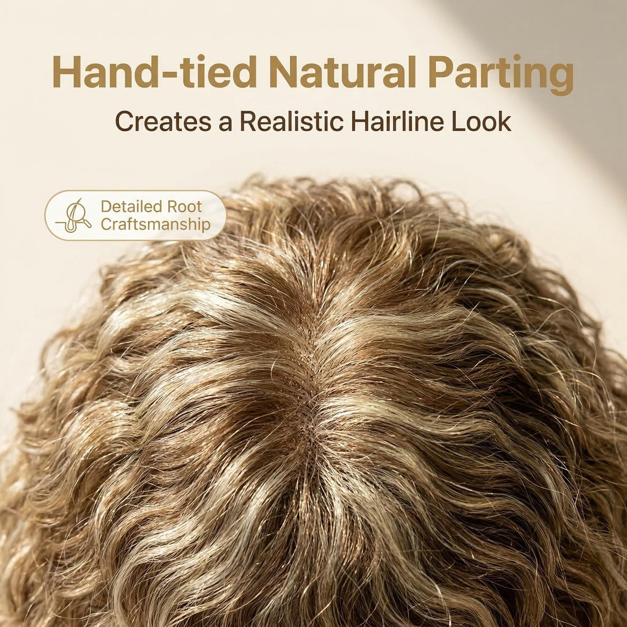 100% Human Hair Topper Full Sw - Clip In Hair Piece ulasan dan harga