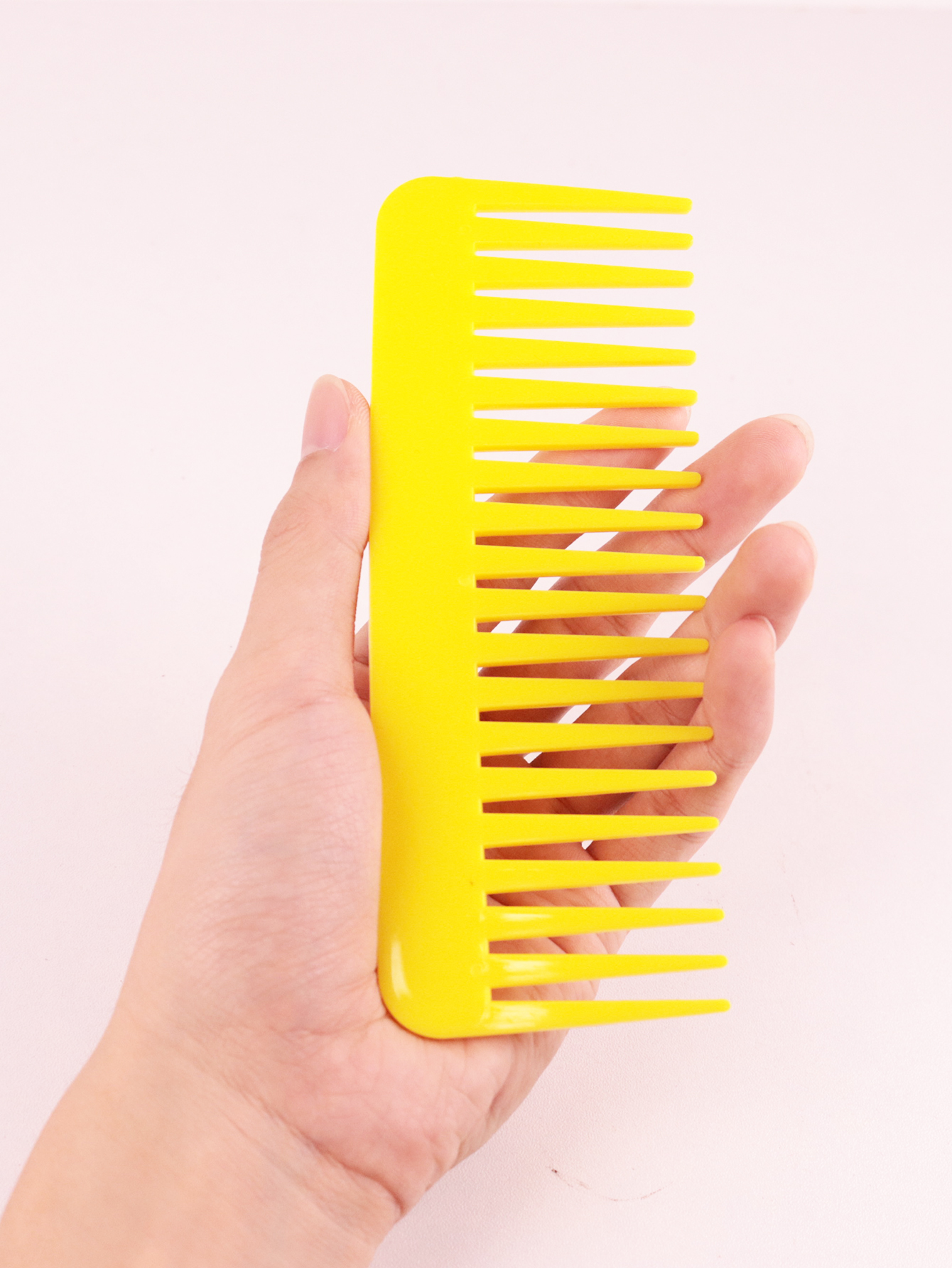 1 thick plastic heat-resistant - Detangling Wide Comb ulasan dan harga