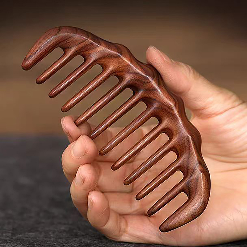 Natural Sandalwood Hair Combs  - Hair Care Gift ulasan dan harga