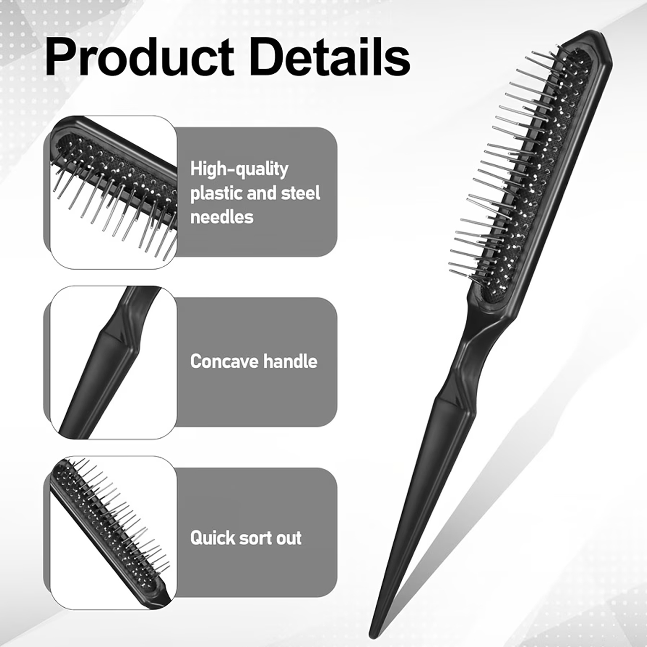 2pcs Small Wide Tooth Comb Set - Hair Care Wavy Hair ulasan dan harga