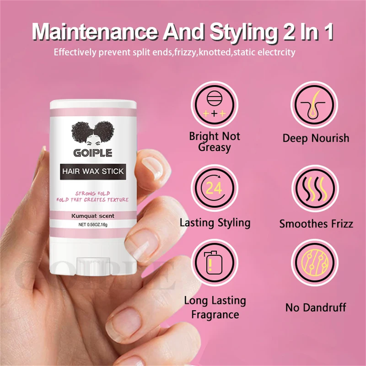 Slick Wax Stick Strong Hold Ed - Edge Control Gel ulasan dan harga