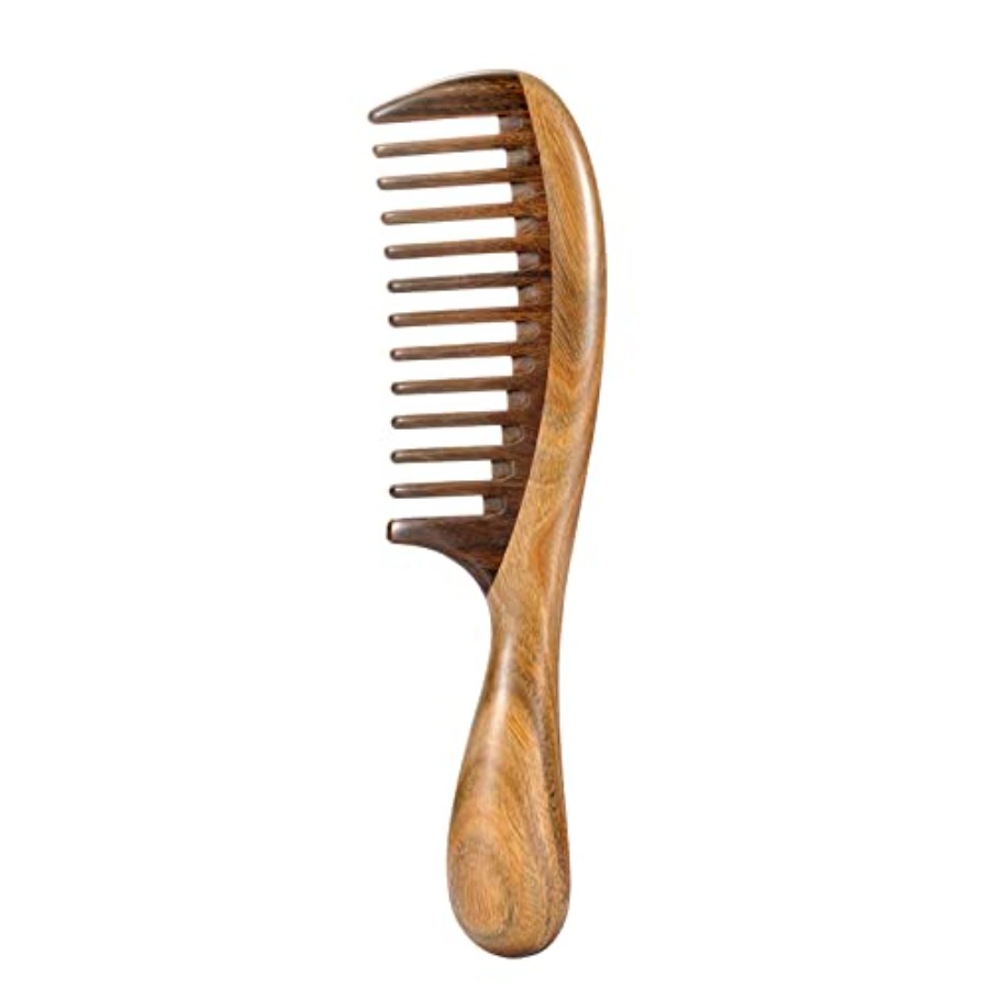 Louise Maelys Wooden Wide Toot - Detangling Wide Comb ulasan dan harga