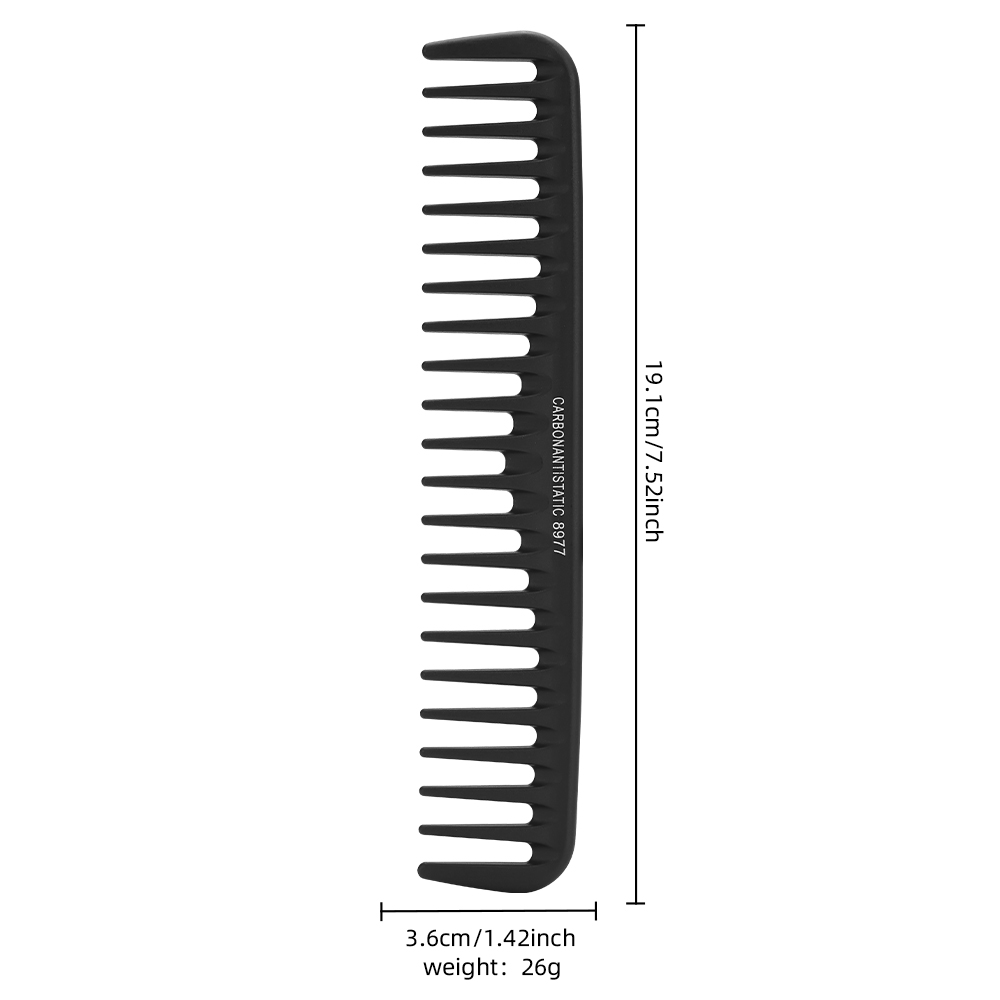 Wide Tooth Curl  Comb Detangli - Hair Care Wavy Hair ulasan dan harga