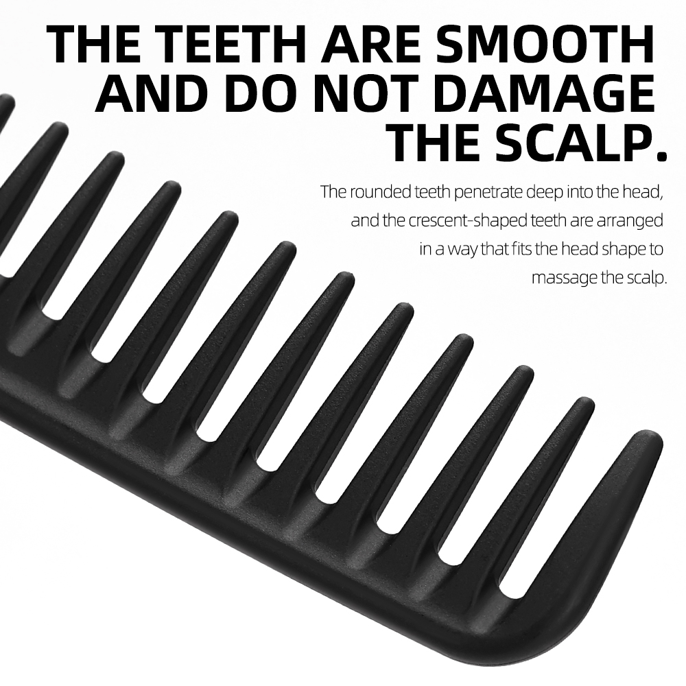 Wide Tooth Curl  Comb Detangli - Hair Care Wavy Hair ulasan dan harga