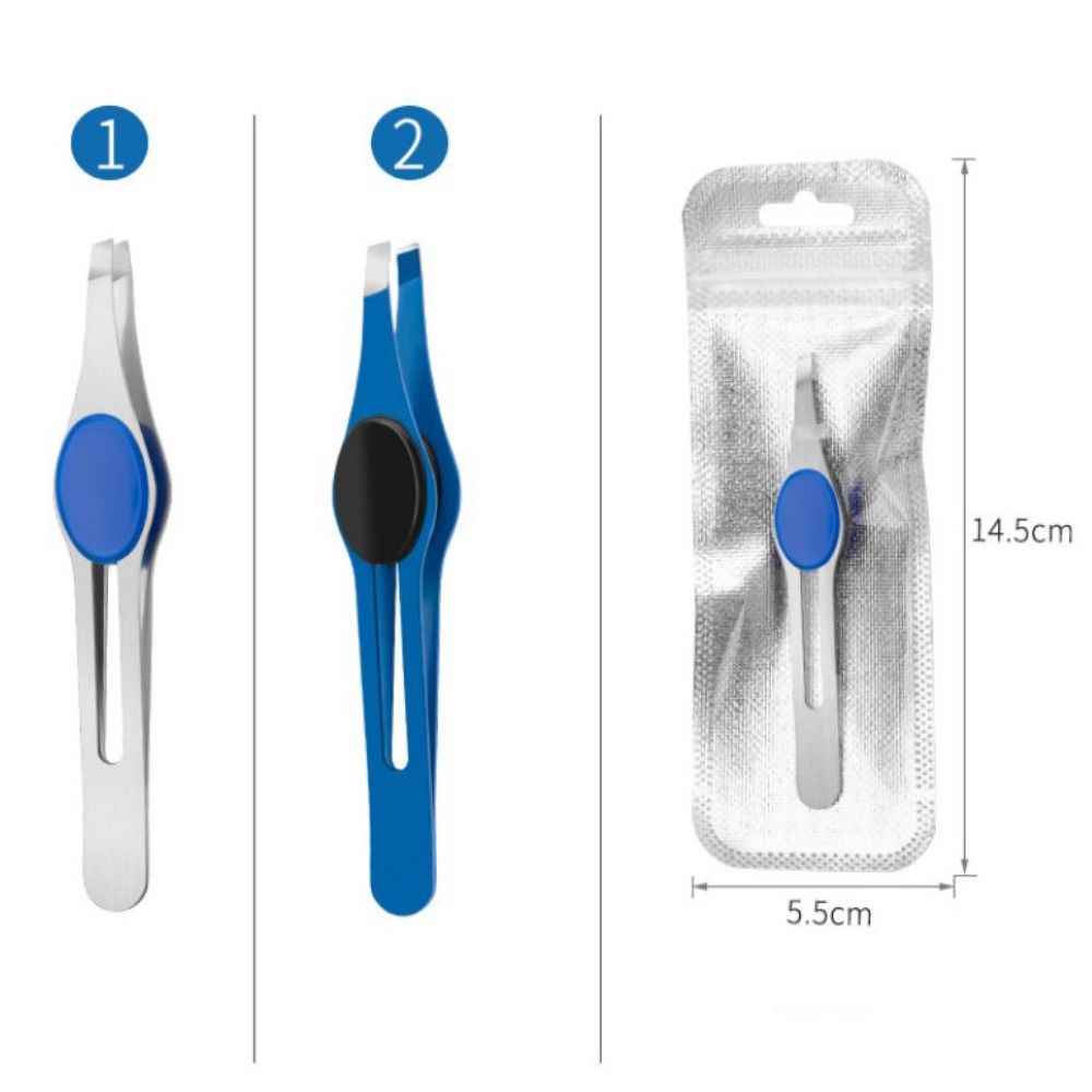 Stainless Steel Eyebrow Tweeze - Hair Care Tools ulasan dan harga