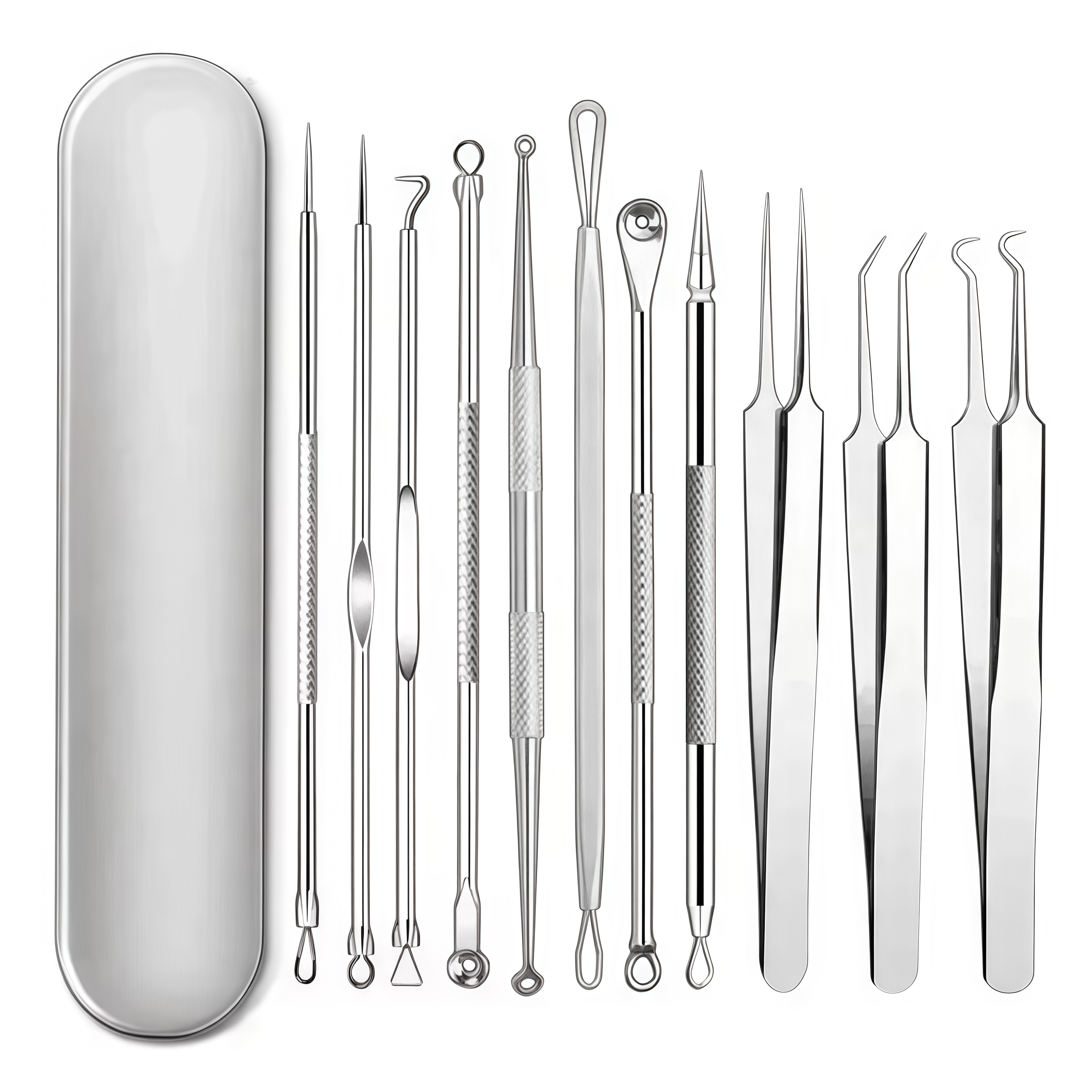 4-11Pcs Ingrown Hair Tweezers  - Hair Care Tools ulasan dan harga