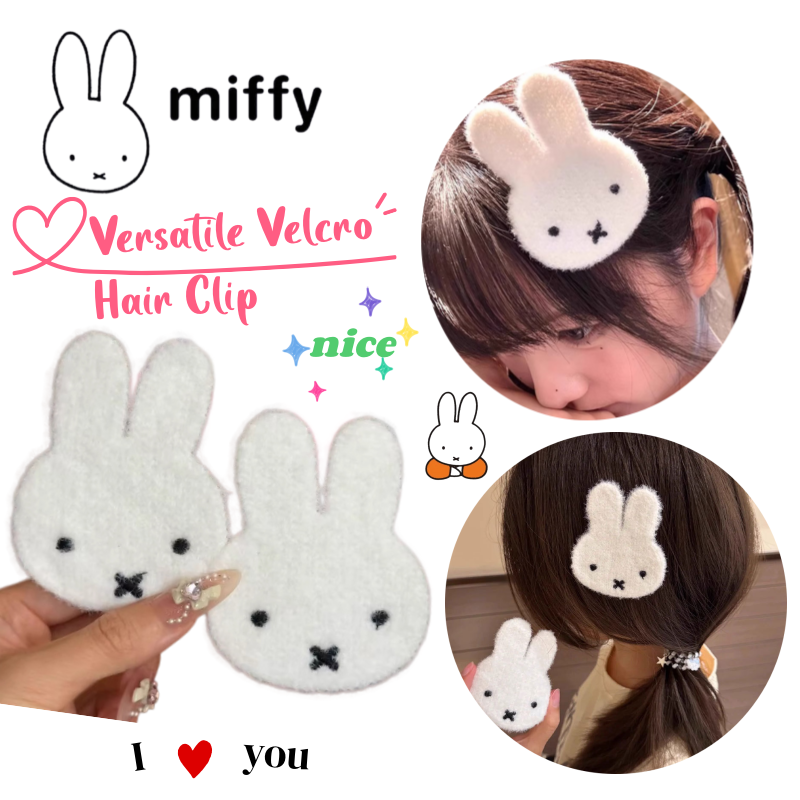 New Miffy Rabbit Velcro Hair S - Clip In Hair Piece ulasan dan harga