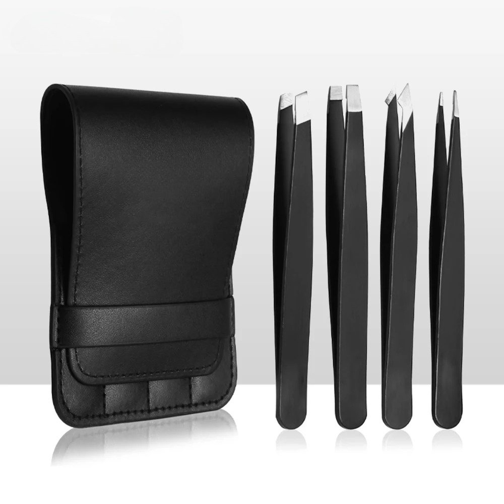 4PCS Tweezers Set Professional - Hair Care Tools ulasan dan harga