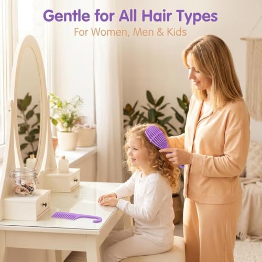 URTHEONE Detangling Hair Brush - Detangling Wide Comb ulasan dan harga