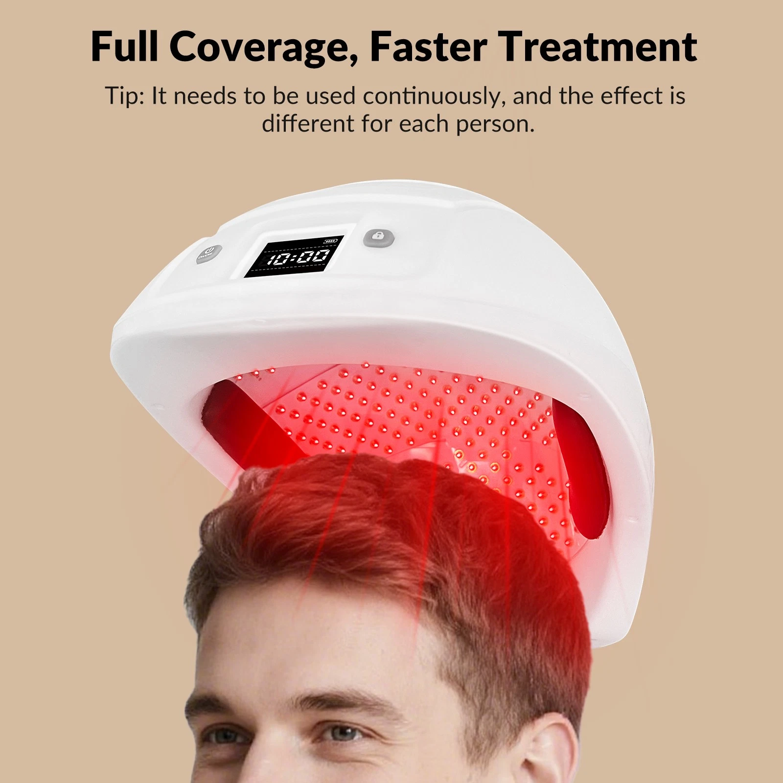 Hair Growth Cap Anti Hair Loss - Hair Care Vegan ulasan dan harga
