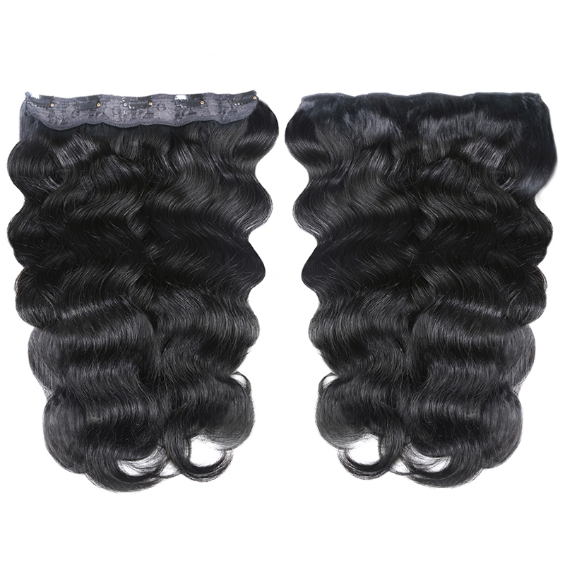 Body Wave Clip ins Human Hair  - Clip In Hair Piece ulasan dan harga