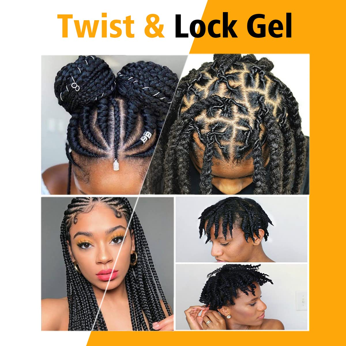 Hair Combs Strong Hold Braid G - Edge Control Gel ulasan dan harga