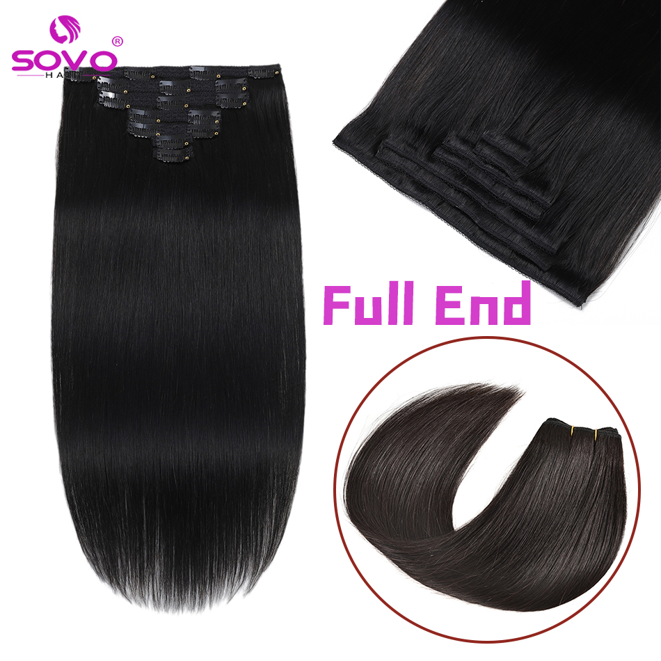 Clip In Hair Extension 100% Re - Clip In Hair Piece ulasan dan harga