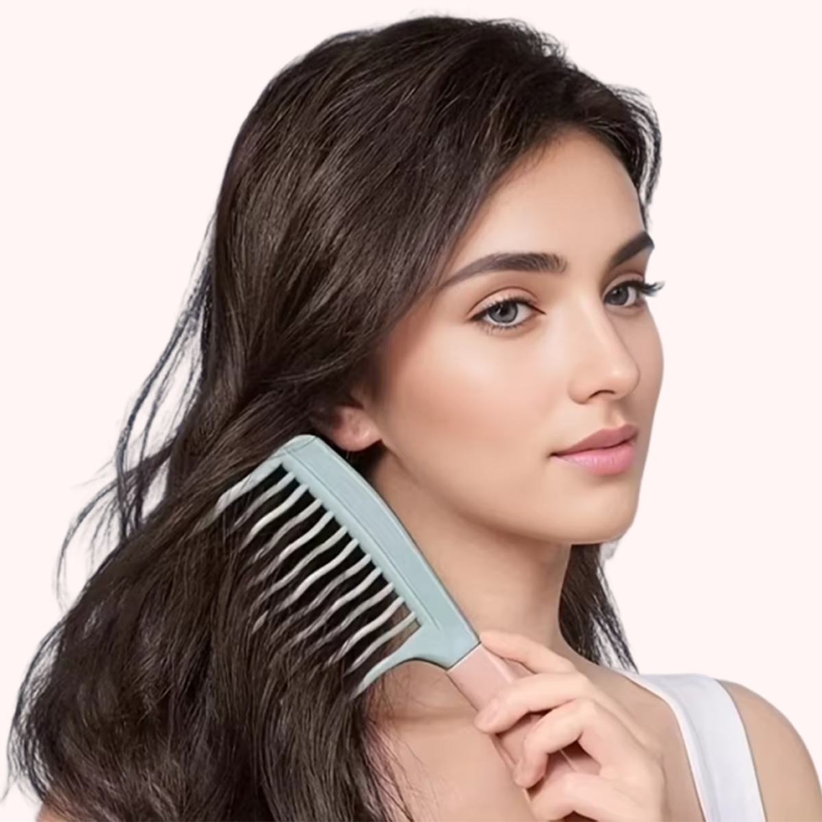 1pc Double Row Wavy Tooth Curl - Hair Care Wavy Hair ulasan dan harga