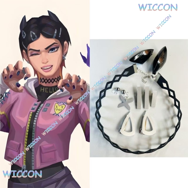 Valorant Clove  Clip Collar Bu - Clip In Hair Piece ulasan dan harga