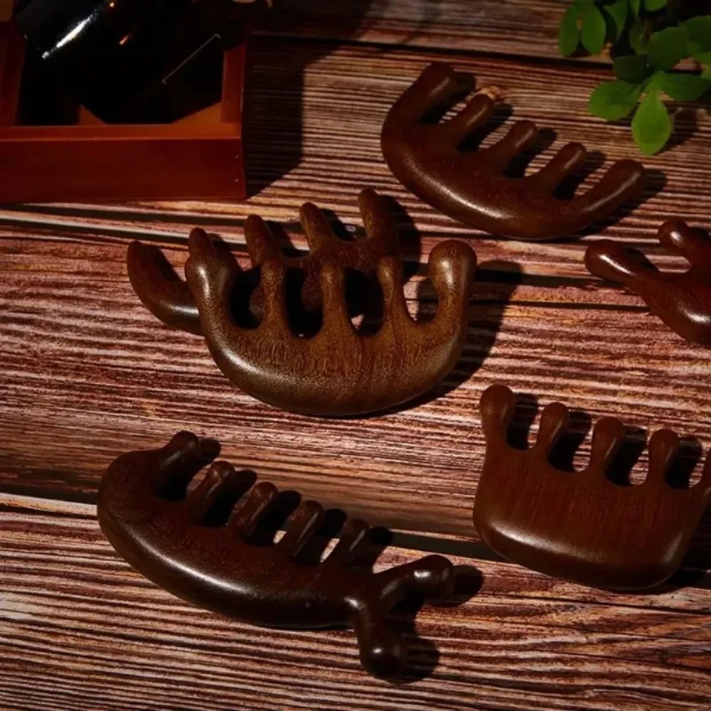 Wide Tooth Gua Sha Massage Com - Detangling Wide Comb ulasan dan harga