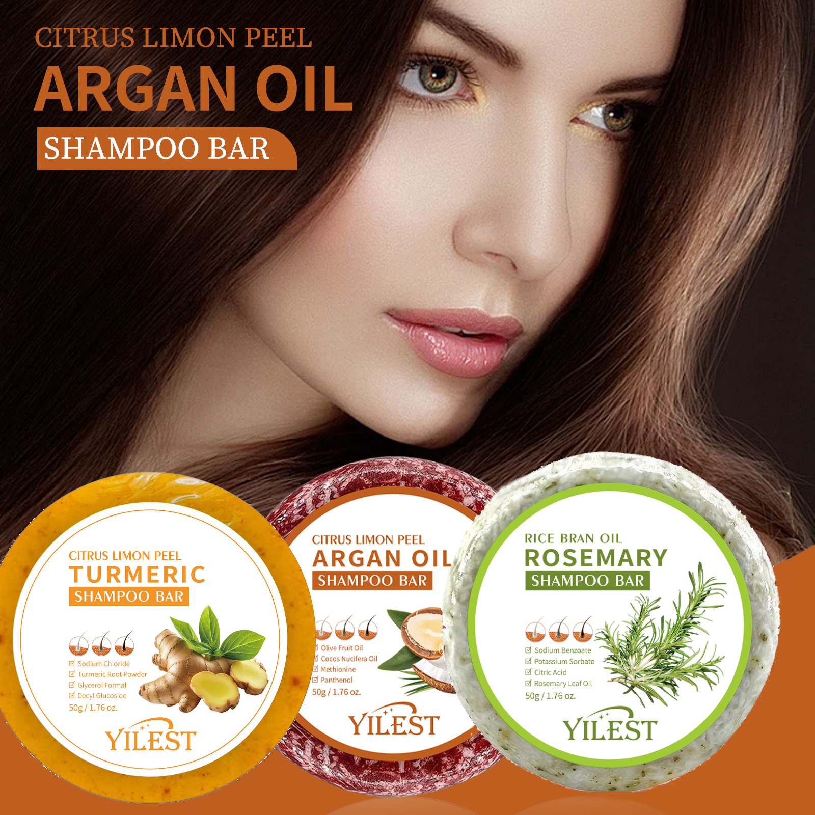 4 Bars of Anti-Hair Loss Shamp - Argan Oil Treatment ulasan dan harga