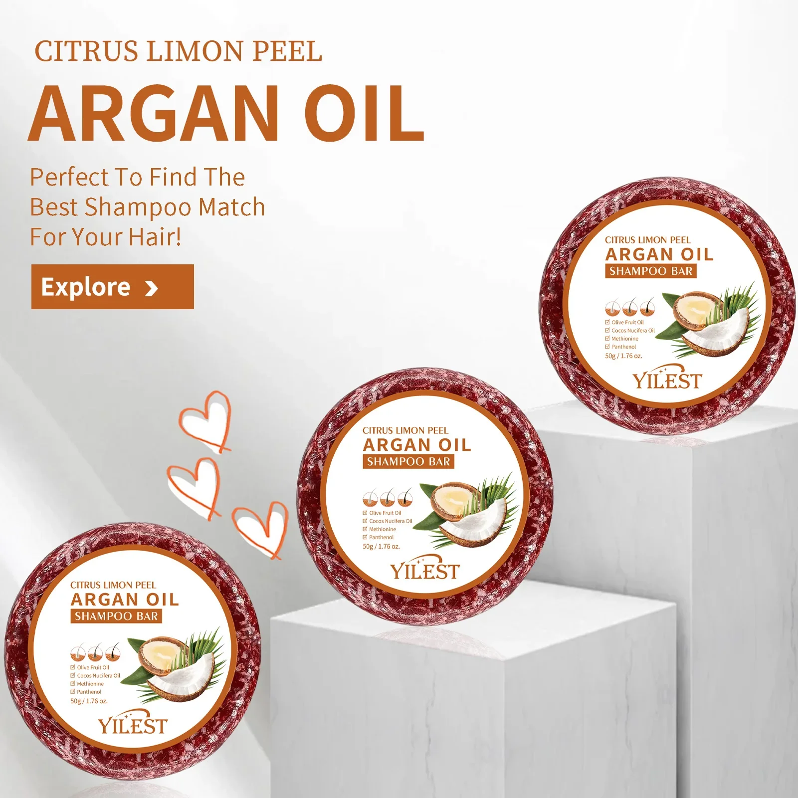 4 Bars of Anti-Hair Loss Shamp - Argan Oil Treatment ulasan dan harga
