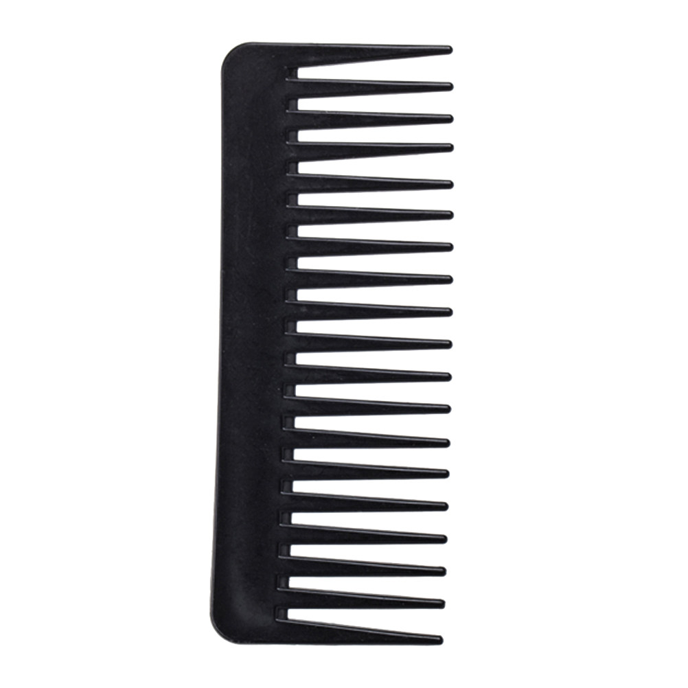 Plastic Haircut Comb Rounded T - Detangling Wide Comb ulasan dan harga