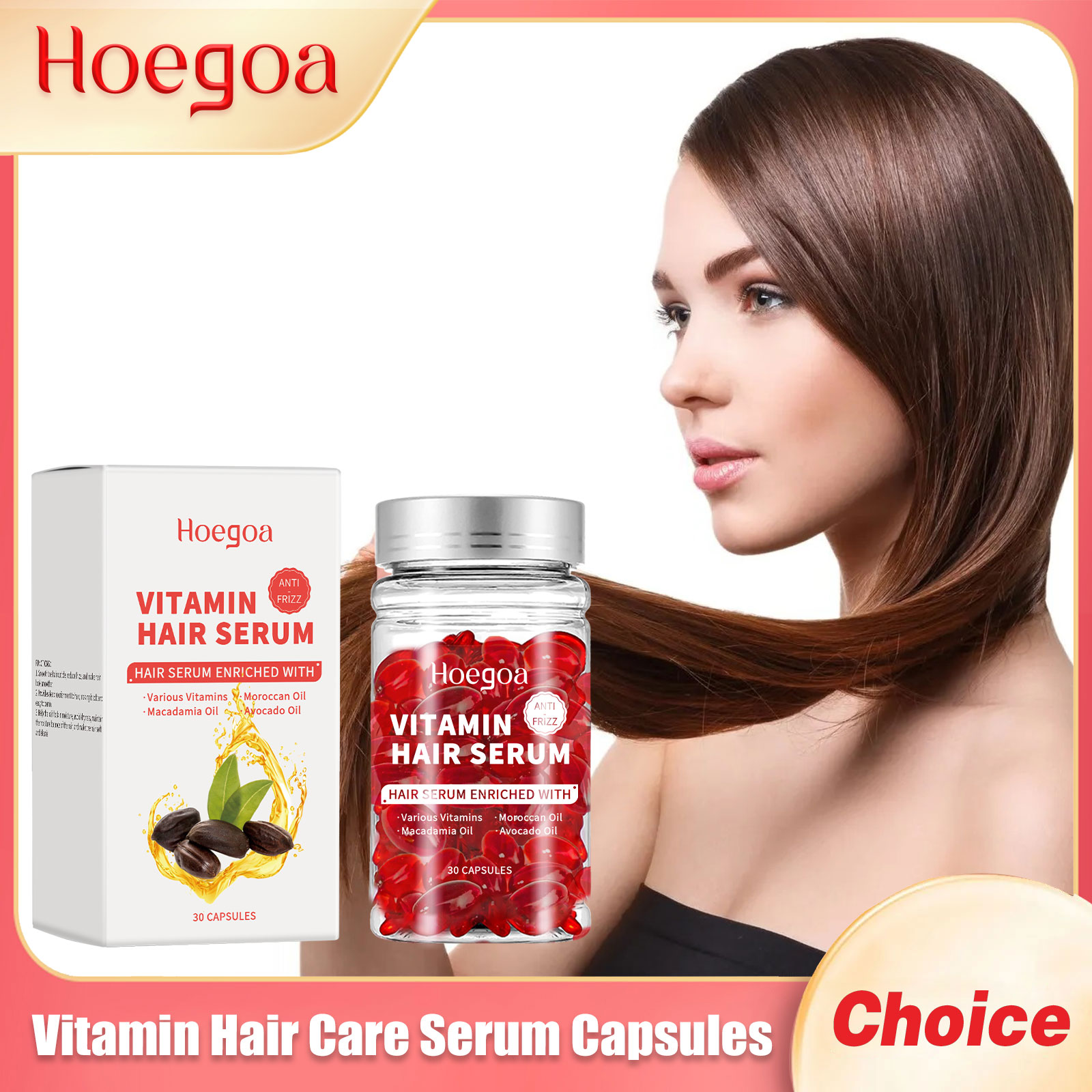 Vitamin Hair Care Serum Capsul - Hair Care Vegan ulasan dan harga